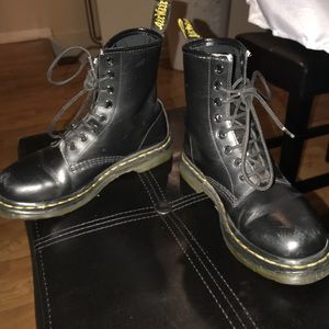 Black Dr. Marten 8-Eyelet Boots